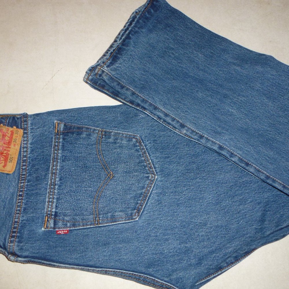 Levi's 501 Original Fit 36 X 30 Dark Blue AP11713